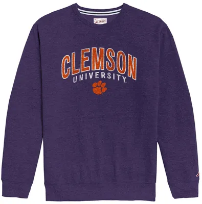 League-Legacy Men's Clemson Tigers Regalia Heritage Crew Sweatshirt