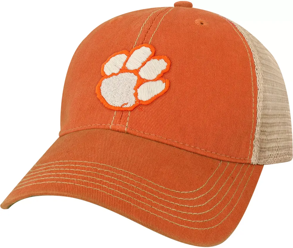 League-Legacy Men's Clemson Tigers Orange Old Favorite Adjustable Trucker Hat