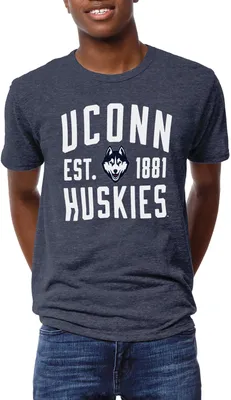 League-Legacy Men's UConn Huskies Blue Tri-Blend Victory T-Shirt