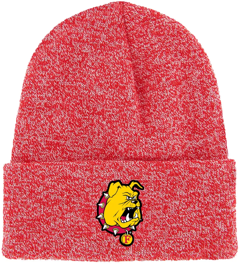 League-Legacy Men's Ferris State Bulldogs  Red Cuffed Knit Beanie