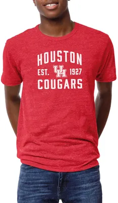 League-Legacy Men's Houston Cougars Red Tri-Blend Victory T-Shirt
