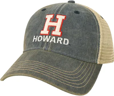 League-Legacy Adult Howard Bison Blue Old Favorite Adjustable Trucker Hat