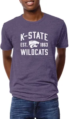 League-Legacy Men's Kansas State Wildcats Purple Tri-Blend Victory T-Shirt