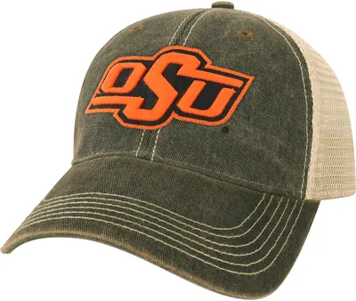 League-Legacy Men's Oklahoma State Cowboys Black Old Favorite Adjustable Trucker Hat