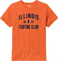 League-Legacy Men's Illinois Fighting Illini Orange Tri-Blend Victory T-Shirt