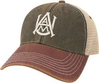 League-Legacy Adult Alabama A&M Bulldogs Black Old Favorite Adjustable Trucker Hat