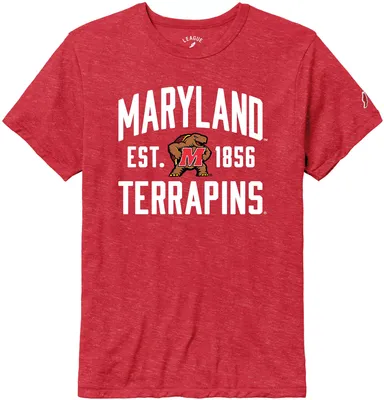 League-Legacy Men's Maryland Terrapins Red Tri-Blend Victory T-Shirt