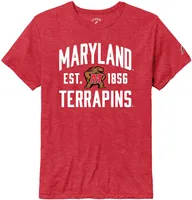 League-Legacy Men's Maryland Terrapins Red Tri-Blend Victory T-Shirt