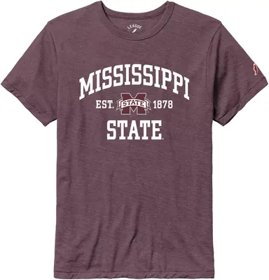 League-Legacy Men's Mississippi State Bulldogs Maroon Tri-Blend Victory T-Shirt