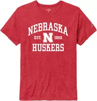 League-Legacy Men's Nebraska Cornhuskers Scarlet Tri-Blend Victory T-Shirt