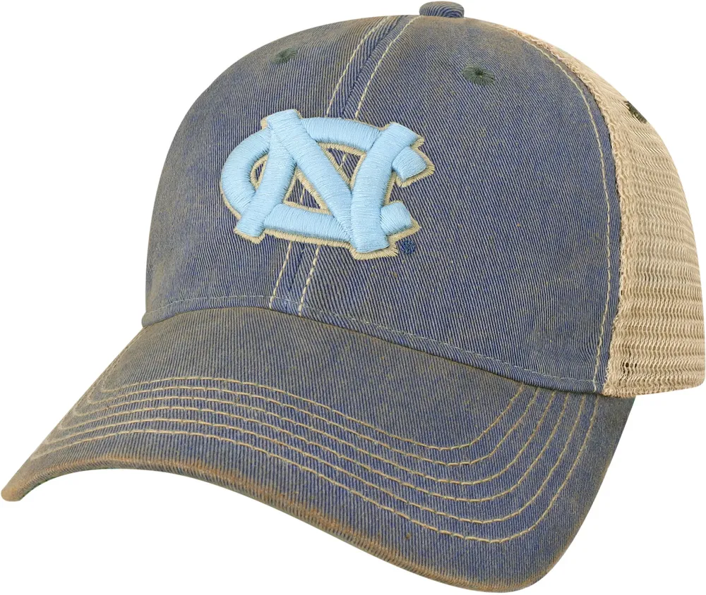 League-Legacy Men's North Carolina Tar Heels Carolina Blue Old Favorite Adjustable Trucker Hat