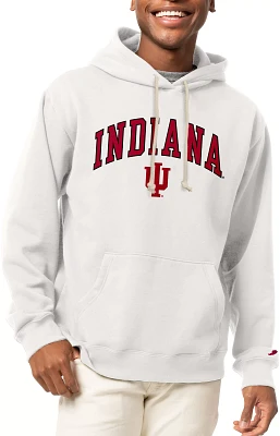 League-Legacy Men's Indiana Hoosiers White Heritage Hoodie