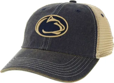 League Legacy Men's Penn State Nittany Lions Blue Old Favorite Adjustable Trucker Hat