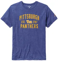 League-Legacy Men's Pitt Panthers Blue Tri-Blend Victory T-Shirt