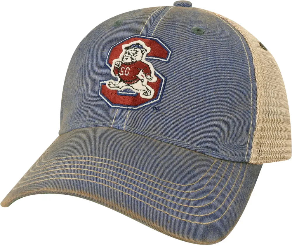 League-Legacy Adult South Carolina State Bulldogs Blue Old Favorite Adjustable Trucker Hat