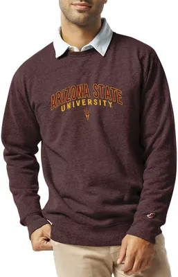 League-Legacy Men's Arizona State Sun Devils Maroon Heritage Crew Sweatshirt