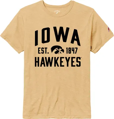 League-Legacy Men's Iowa Hawkeyes Gold Tri-Blend Victory T-Shirt