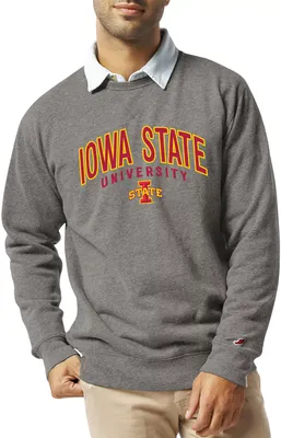 League-Legacy Men's Iowa State Cyclones Grey Heritage Crew Sweatshirt