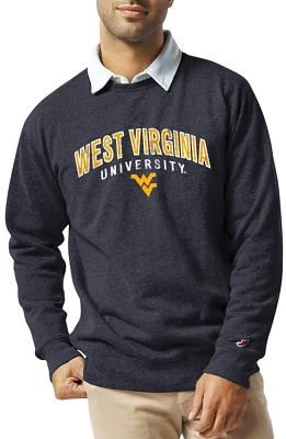 League-Legacy Men's West Virginia Mountaineers Blue Heritage Crew Sweatshirt