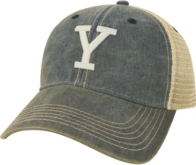 League-Legacy Adult Yale Bulldogs Yale Blue Old Favorite Adjustable Hat