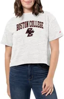 League-Legacy Women's Boston College Eagles White Intramural Midi T-Shirt