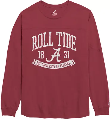 League-Legacy Women's Alabama Crimson Tide Throwback Long Sleeve Shirt