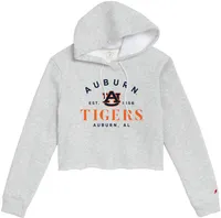 League-Legacy Women's Auburn Tigers Grey Cropped Hoodie