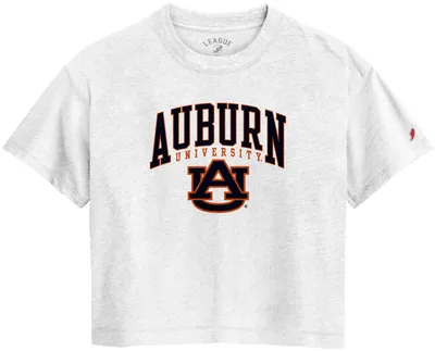 League-Legacy Women's Auburn Tigers White Intramural Midi T-Shirt