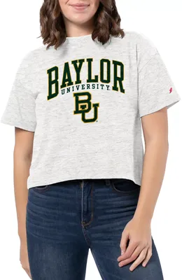 League-Legacy Women's Baylor Bears White Intramural Midi T-Shirt