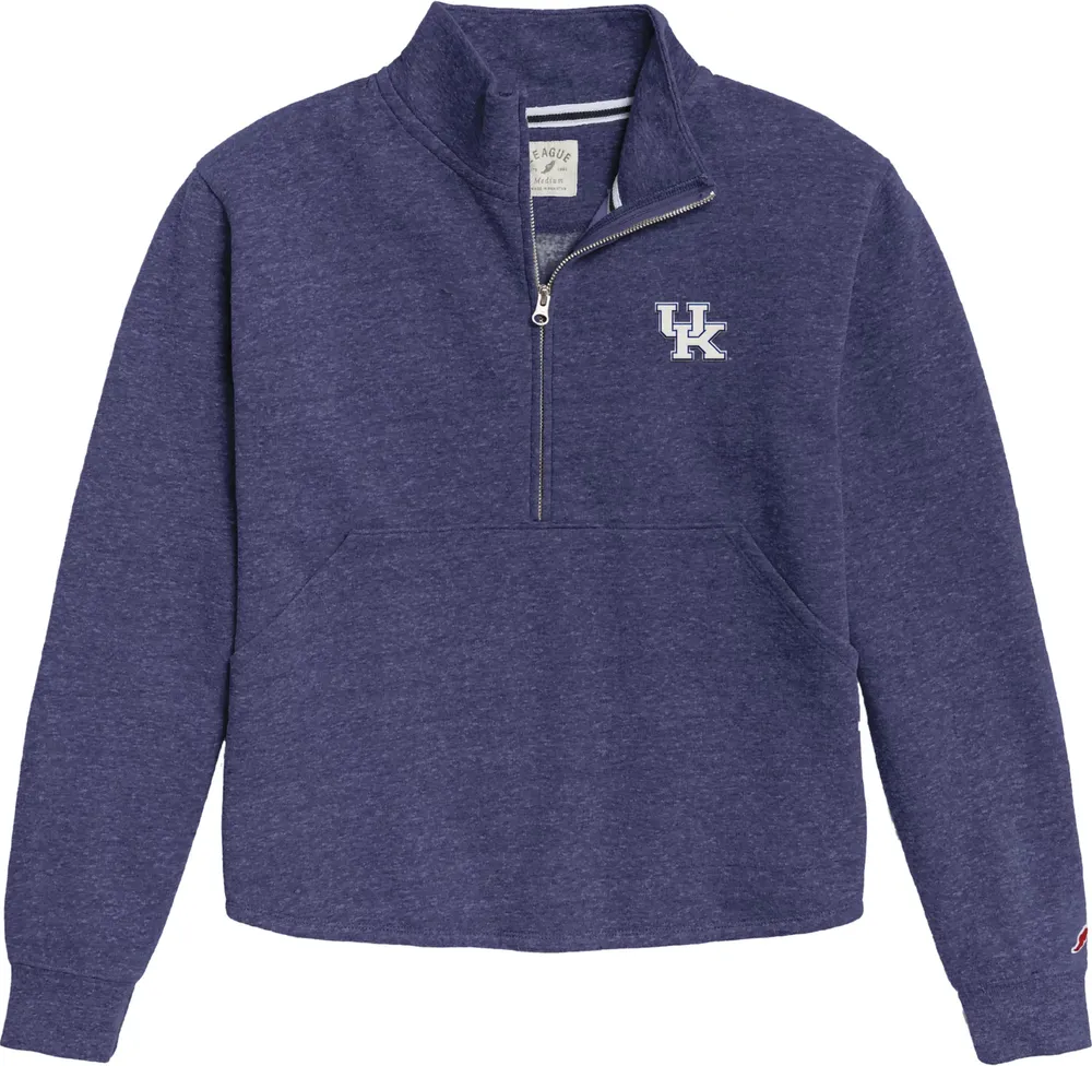 League-Legacy Women's Kentucky Wildcats Blue Victory Quarter-Zip