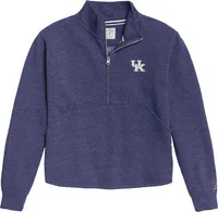 League-Legacy Women's Kentucky Wildcats Blue Victory Quarter-Zip