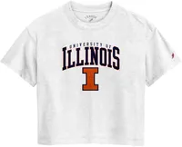 League-Legacy Women's Illinois Fighting Illini White Intramural Midi T-Shirt