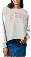 League-Legacy Women's NC State Wolfpack Grey Rev Crew Sweatshirt