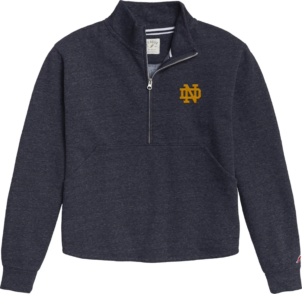 League-Legacy Women's Notre Dame Fighting Irish Navy Victory Quarter-Zip