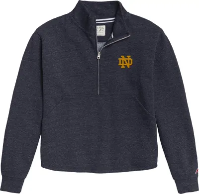 League-Legacy Women's Notre Dame Fighting Irish Navy Victory Quarter-Zip