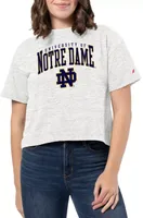 League-Legacy Women's Notre Dame Fighting Irish White Intramural Midi T-Shirt