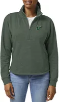 League-Legacy Women's South Florida Bulls Green Victory Quarter-Zip