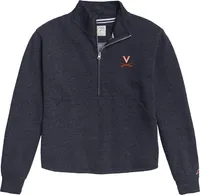 League-Legacy Women's Virginia Cavaliers Blue Victory Quarter-Zip