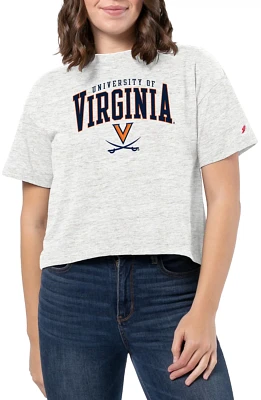 League-Legacy Women's Virginia Cavaliers White Intramural Midi T-Shirt