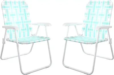 Novogratz Priscilla Folding Web Chair 2-Pack