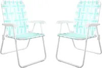 Novogratz Priscilla Folding Web Chair 2-Pack