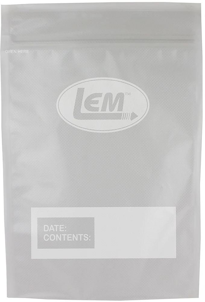 LEM MaxVac 6" x 9" Pint Vacuum Bags - 100 count