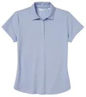 Walter Hagen Women's Clubhouse Jacquard Short Sleeve UV Golf Polo