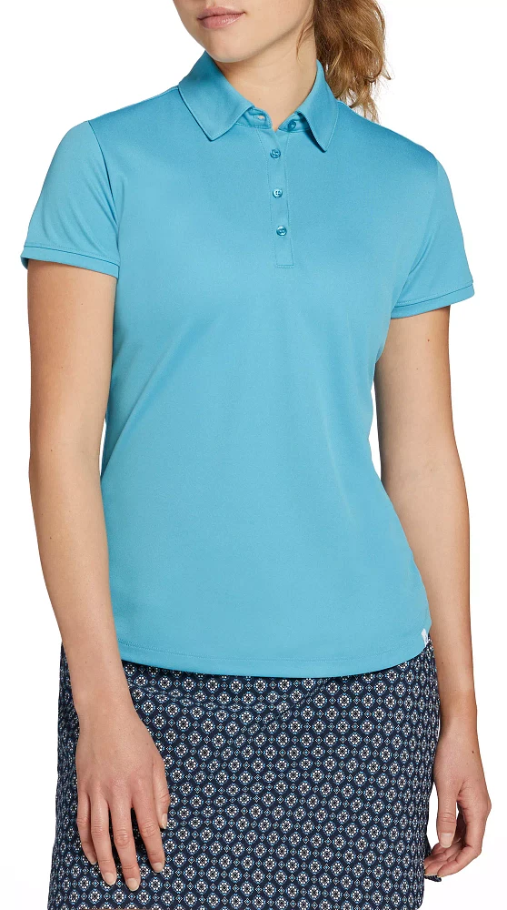 Walter Hagen Women's Clubhouse Pique Short Sleeve Golf Polo