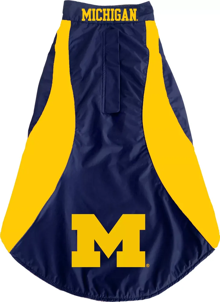 BAYDOG Michigan Wolverines Saginaw Fleece Dog Jacket