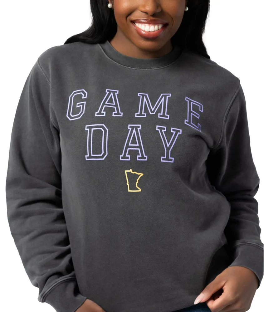 Fan Girl Women's Minnesota Game Day Fleece Crewneck Sweater