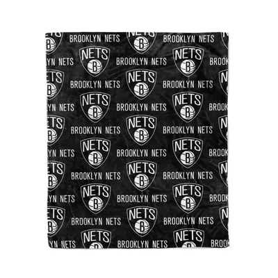 Logo Brand Brooklyn Nets Plush Blanket