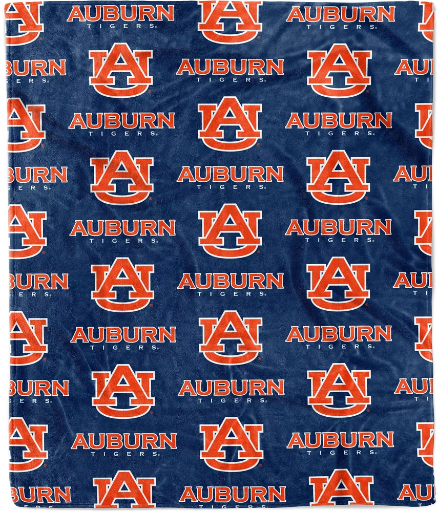 Logo Brands Auburn Tigers Plush Blanket