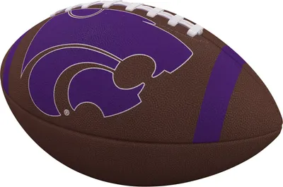 Logo Brands Kansas State Wildcats Team Stripe Composite Football