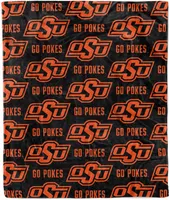 Logo Brands Oklahoma State Cowboys Plush Blanket